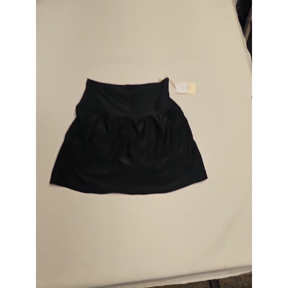 St Johns Bay Skort Womens Size 10‎ Black Secretly Slender New